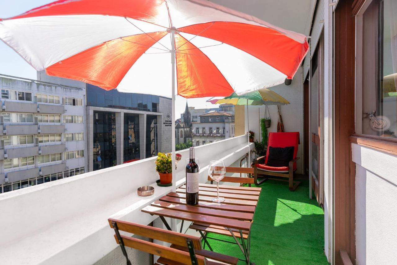 Apartamento Sunny Oporto, Trindade Balcony Exterior foto