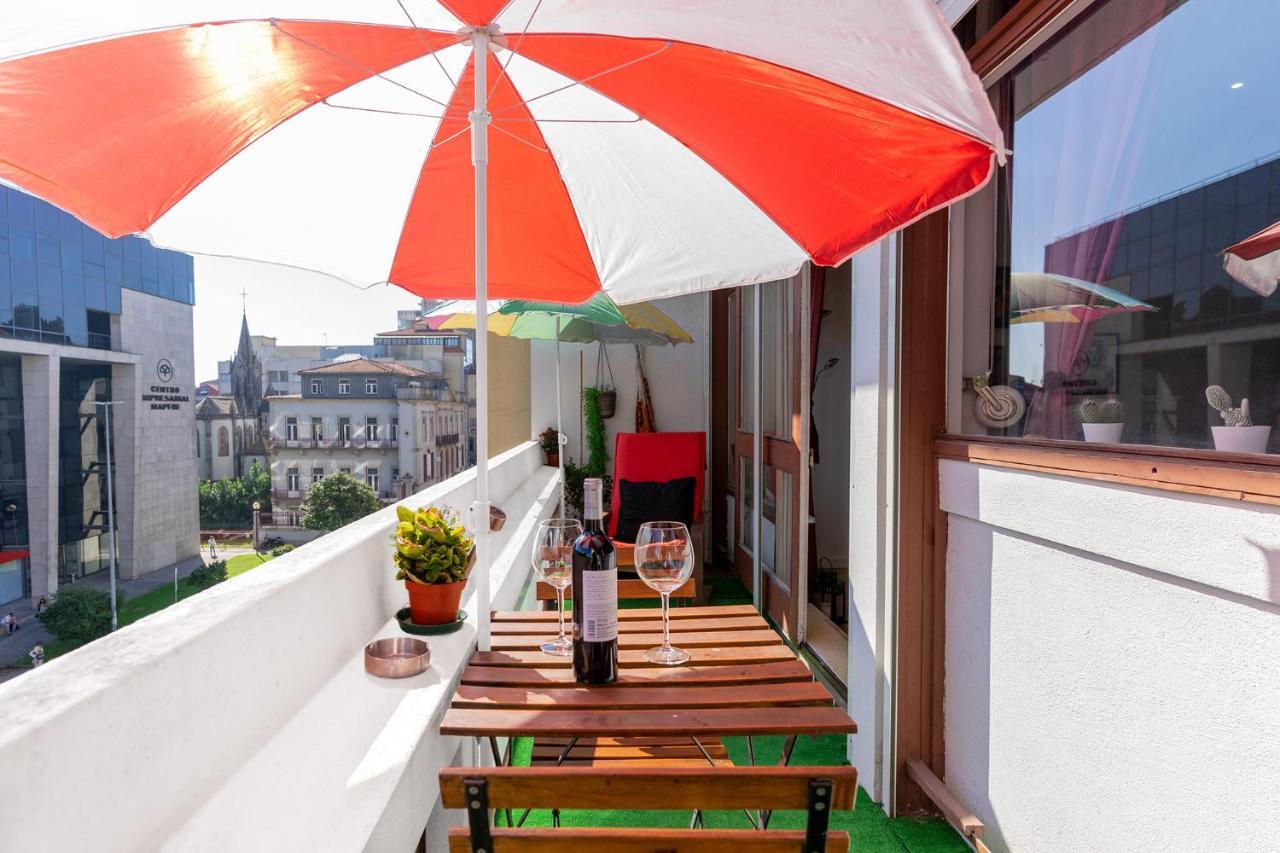 Apartamento Sunny Oporto, Trindade Balcony Exterior foto